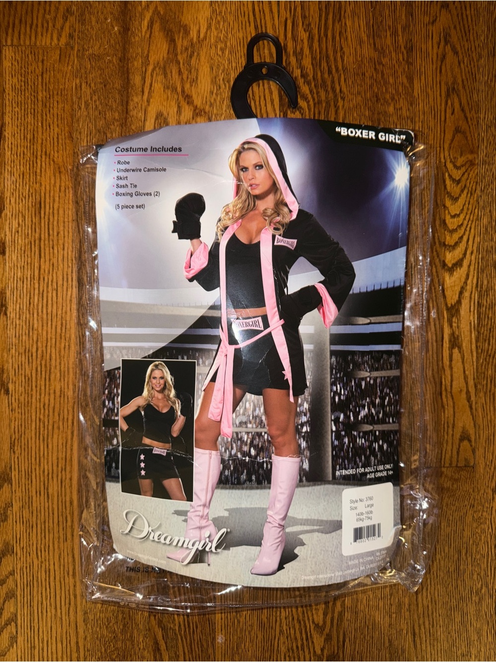 Vintage 2000s Y2K Dreamgirl Boxer Girl Halloween Costume